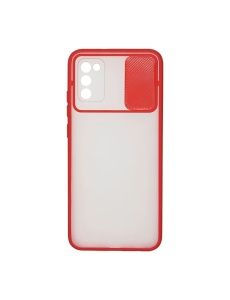 Червен Гръб Camera Cover за Samsung A02s