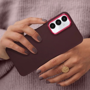 Червен кейс Satin Case за Samsung A05s