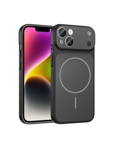 Черен гръб със защита на камерите и имитация на iPhone 17 Pro Make 17 за iPhone 13