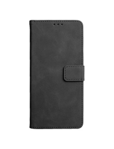 Черен калъф тип тефтер за телефон Smart Velvet за Xiaomi Redmi Note 15 Pro 5G