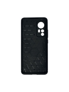 Черен гръб Carbon Auto Focus за Xiaomi 12 Lite