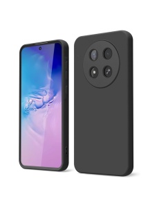 Черен силиконов гръб POLY за Honor Magic 7 Lite