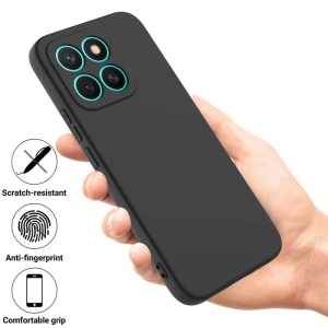 Черен силиконов калъф POLY за Honor X8c