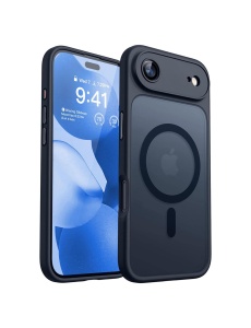Черен Mag Safe с предпазно стъкло на камерата за iPhone 17 Air