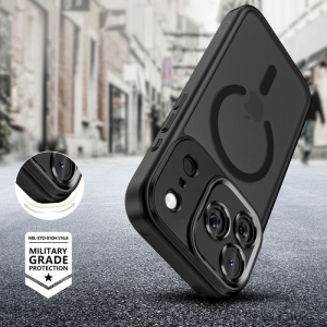 Черен Mag Safe с предпазно стъкло на камерата за iPhone 17 Pro - Img 5