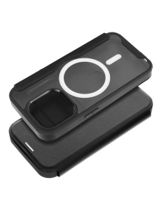 Черен Smart MagSafe гръб за iPhone 16