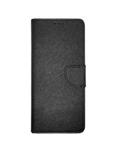 Kалъф тефтер черен FANCY за Samsung A10 с магнитно затваряне