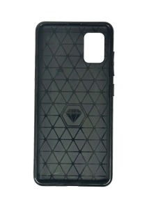 Висококачествен черен гръб Thunder за Samsung A41