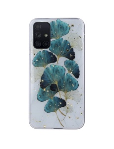 Елегантен ВИСОКОКАЧЕСТВЕН силиконов калъф Gold Glam за Samsung A71