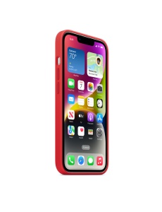 Елегантен червен Оригинален гръб за iPhone 13