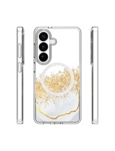 Елегантен "Epoxy Mag Case" гръб в бяло за Samsung Galaxy S26 - Img 2