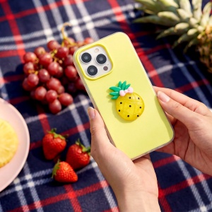 Жълт кейс с 3Д Плодова Фигурка Fruit 2in1 за Samsung Galaxy A17