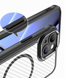 Карбонов калъф Defender Carbon с MagSafe за iPhone 14