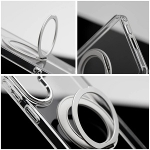 Кейс Frame Circle Stand за Samsung Galaxy A56, съвместим с MagSafe – черен - Img 3