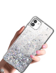 Нежен прозрачен плаващ гръб Floating Case за Samsung A03