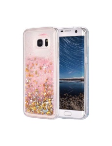 Нежен прозрачен плаващ калъф Floating Case за Samsung S7 Edge