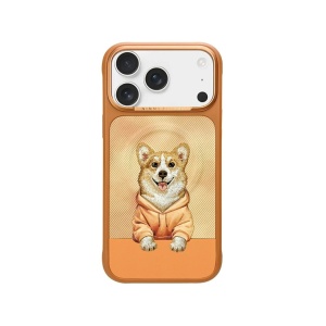 Оранжев Гръб с корги "Nimmy Case" за iPhone 17 Pro