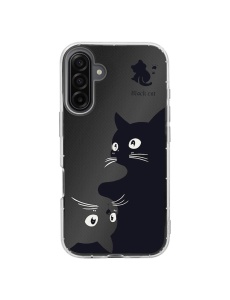 Прозрачен гръб с принт на котки Ultra Trendy Cat Case за Samsung Galaxy A15