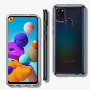 Прозрачен гръб TPU HQ за Samsung A21s