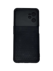 Противоударен черен гръб Zore Camera Cover за Realme C35