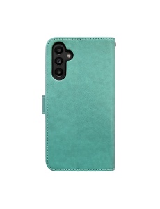 Светло зелен калъф тип тефтер Mezzo BOOK за Samsung A13 5G за защита на дисплея и гърба