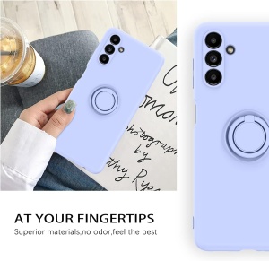 Светло Зелен гръб Ring Silicone Venus за Samsung A13 5G със защита от удари и надрасквания