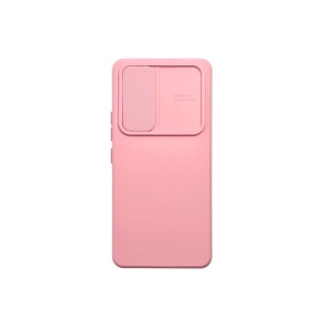 Силиконов гръб CAMSHIELD розов за Samsung Galaxy A35 със защита от удари и надрасквания
