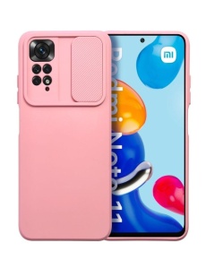 Силиконов гръб CAMSHIELD розов за Xiaomi Reddmi Note 11 11s 4G