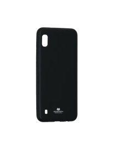 Силиконов Гръб Jelly Case в черно за Samsung A10