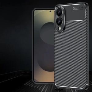 Силиконов кейс Carbon за Samsung Galaxy S25 Edge