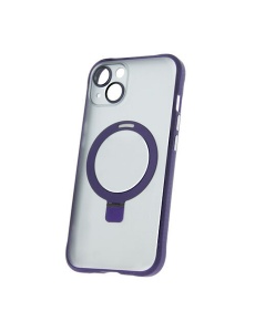 Силиконов лилав гръб Mag Ring Holder лилав за iPhone 13