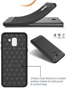 Силикон калъф Carbon за Samsung A6 2018