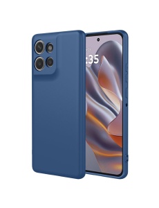 Син калъф Candy Color за Moto Edge 50 Neo