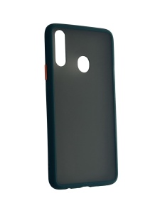Син гръб Color Buttons за Samsung Galaxy A20s