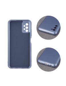 Син Силиконов калъф с Металически Ефект Metallic Silicone за Samsung A13 4G