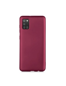 Тъмно лилав калъф Candy Color за Samsung A31