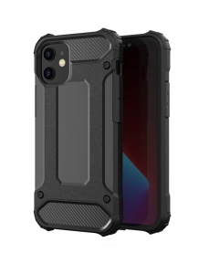 Удароустойчив черен калъф Bronya за IPHONE 11