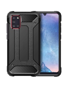 Удароустойчив черен калъф Bronya за Samsung A51