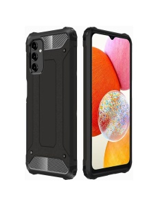Удароустойчив черен гръб Bronya за Samsung Galaxy A14