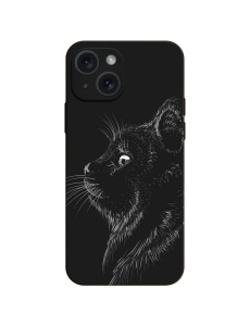 Флуоресцентен силиконов светещ в тъмното висококачествен калъф ЛУКСОС за iPhone 15