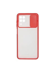 Червен Гръб Camera Cover за Samsung A12