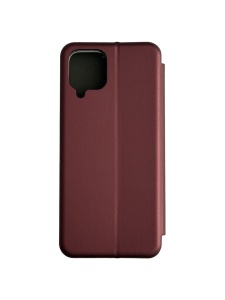 Червен калъф тип тефтер за телефон MP Forcell за Samsung A12 4G с място за карти и банкноти