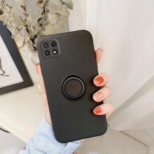 Черен калъф Ring Silicone Venus за Samsung A22 5G