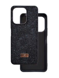 Черен Гръб Swarovski камъни за Xiaomi Redmi 13