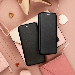 Черен калъф тип тефтер за телефон MP Forcell за Samsung A32 4G с функция стойка за видео