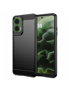 Черен калъф Toptel Carbon за Moto G35