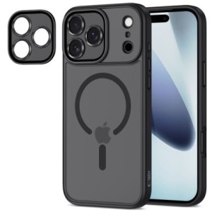 Черен Mag Safe с предпазно стъкло на камерата за iPhone 18 Pro Max - Img 3