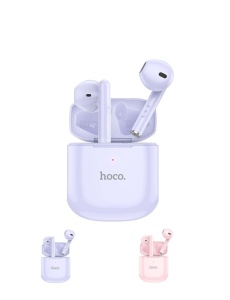BLUETOOTH Слушалките HOCO EW19 Розови и Лилави