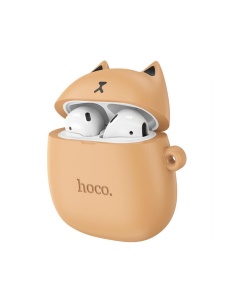 Bluetooth слушалки Hoco EW45 True wireless тъмно жълти с дълга работа на батерията