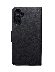 Kалъф тефтер черен FANCY за Samsung A54 с място за карти и банкноти